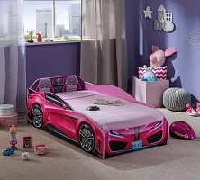 Кровать-машина Spyder Cilek розовая